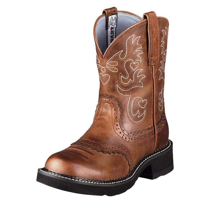 Ariat Womens Russet Rebel Fatbaby with Saddle Vamp Ariat Womens Russet Rebel Fatbaby with Saddle Vamp